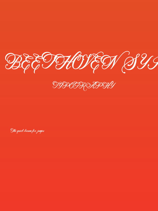 Beethoven Syinthesa Poster