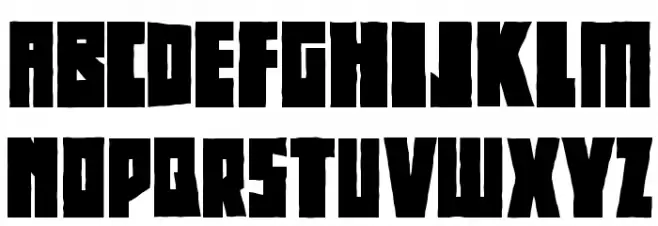 BeethovenRough Шрифта ВЕРХНИЙ