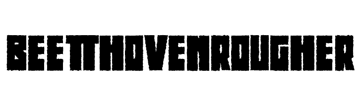 BeethovenRougher  font caratteri gratis
