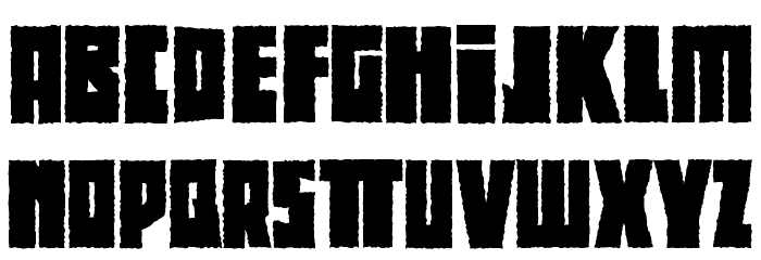 BeethovenRougher Font LOWERCASE