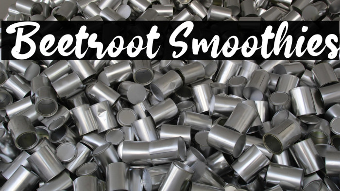 Beetroot Smoothies Example 1