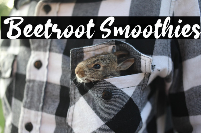 Beetroot Smoothies Example 2