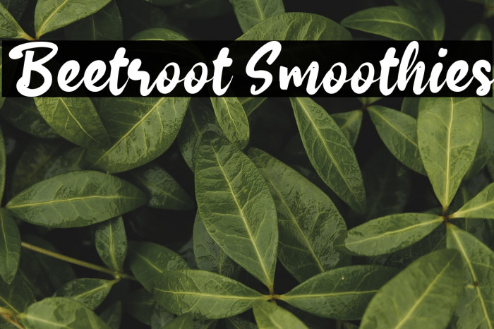 Beetroot Smoothies Example 3