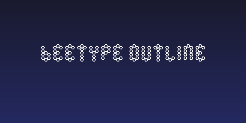 Beetype Outline Social Header