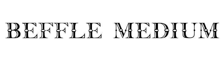 Beffle Medium Font