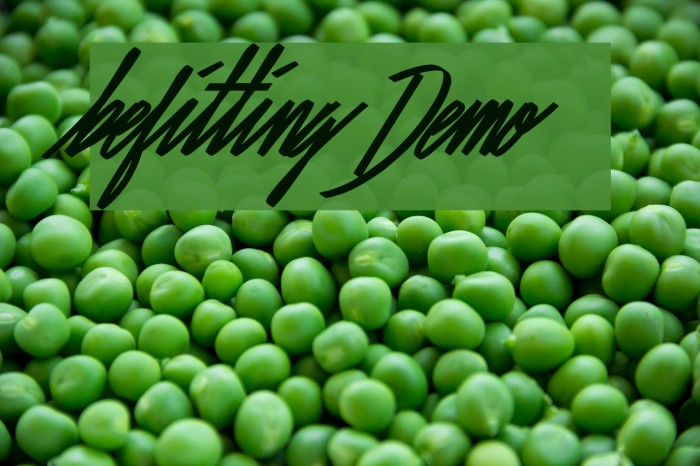 Befitting Demo Font examples