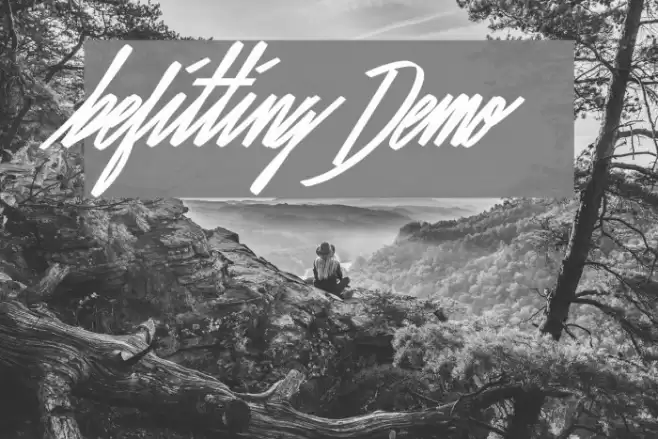 Befitting Demo Font examples