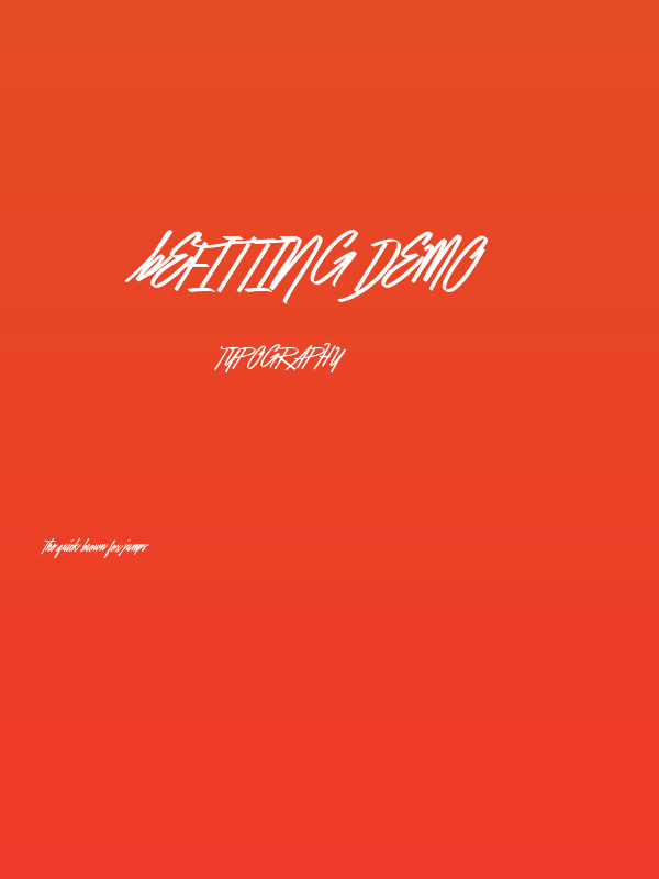 Befitting Demo Poster