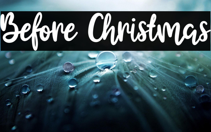 Before Christmas Example 1