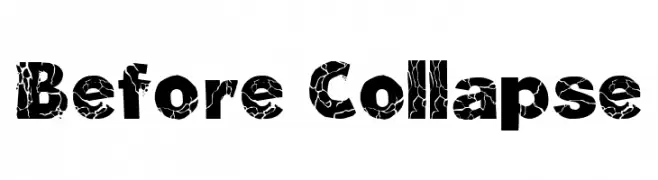 Before Collapse  font caratteri gratis