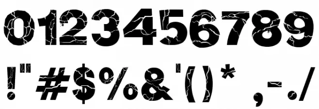 Before Collapse Font OTHER CHARS