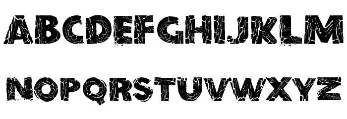 Before Collapse Font LOWERCASE