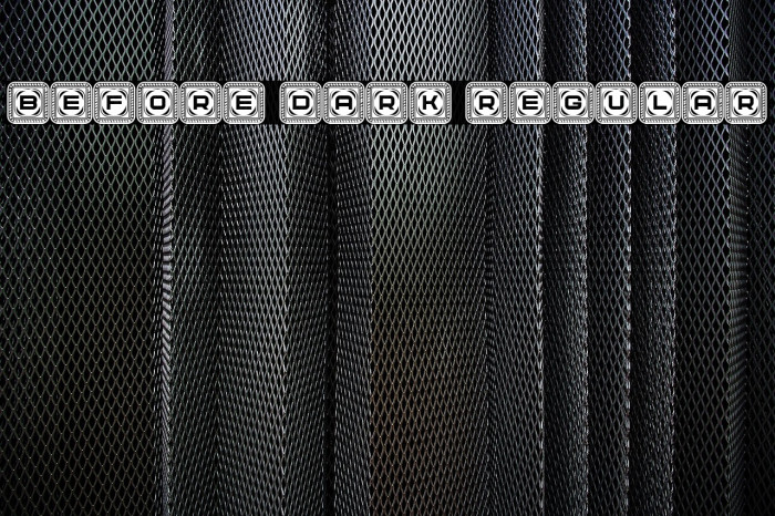 Before Dark Regular Example 3