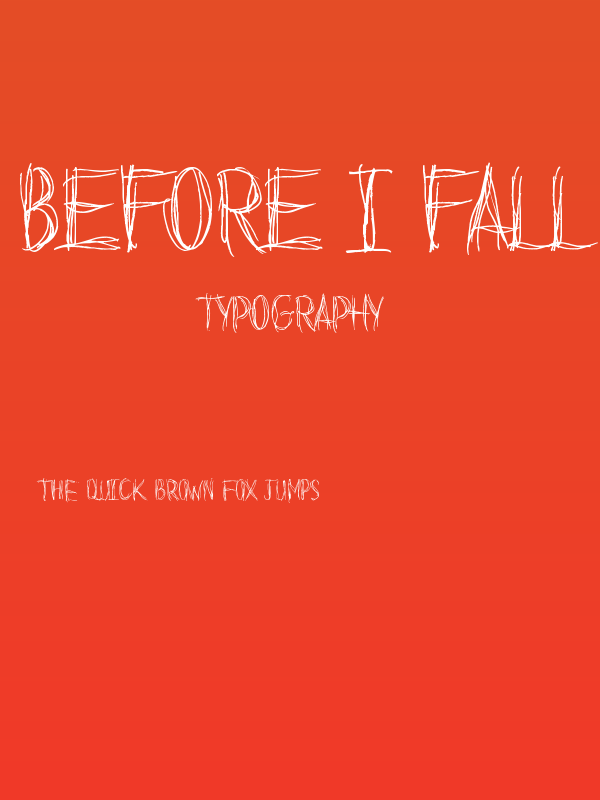 Before I Fall Demo Poster