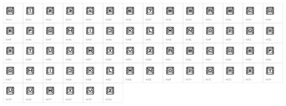 Before Regular Character Map