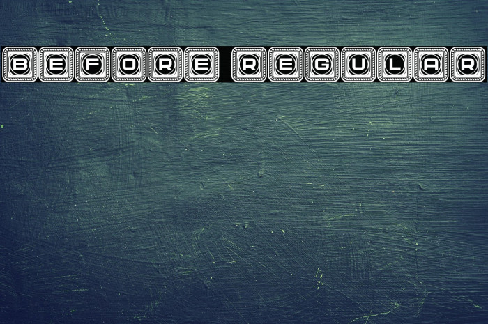 Before Regular Example 3