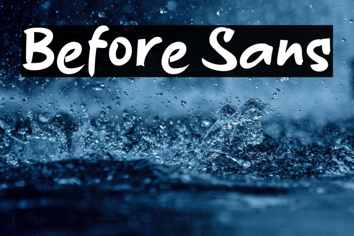 Before Sans Example 1