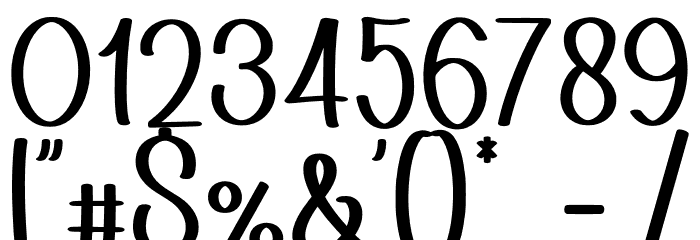 Before Saturday S DEMO Font OTHER CHARS