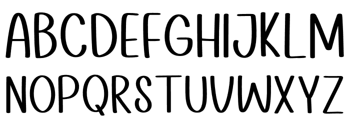 Before Saturday S DEMO Font UPPERCASE