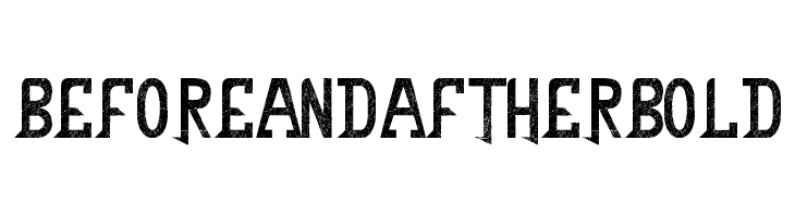 Before and afther Bold  Free Fonts Download