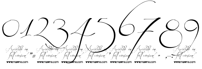 Before the Rain Swashes DEMO Font OTHER CHARS