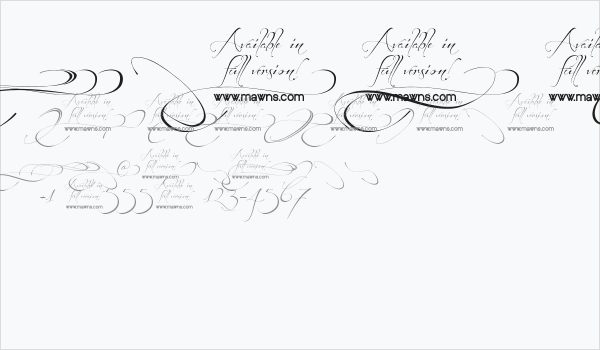 Before the Rain Swashes DEMO Business Card