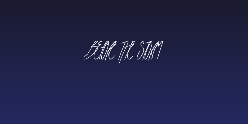 Before the Storm Social Header