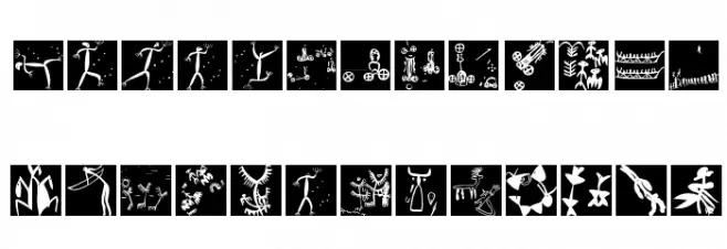 BeforeAlphabets-Night 字体 大写