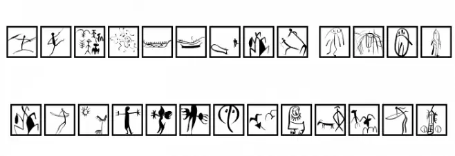 BeforeAlphabetsGallery Font LOWERCASE