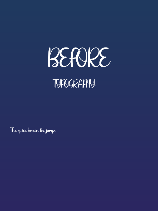 Before Poster