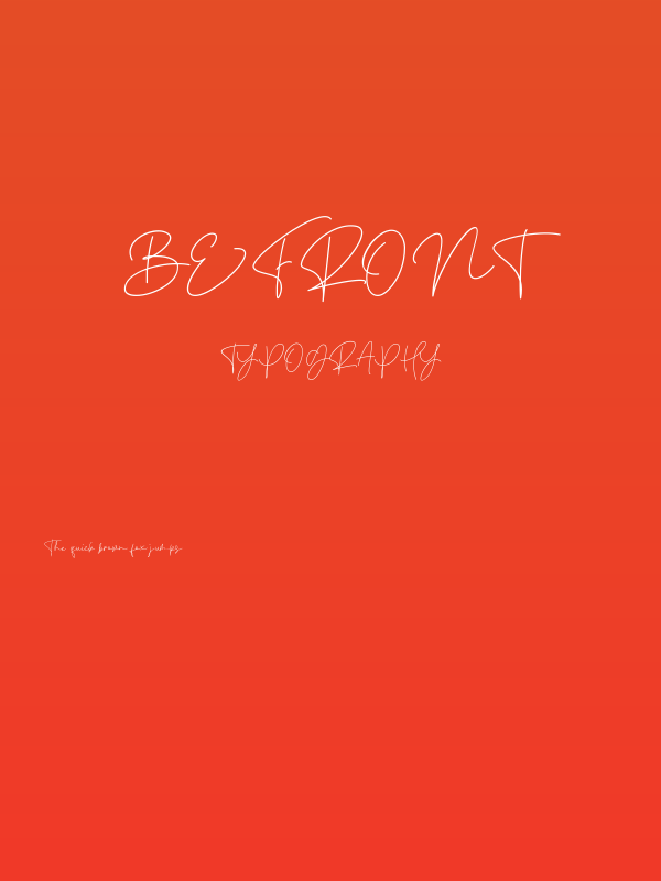 Befront Poster