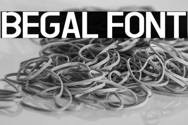 Begal Font examples