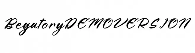 Begatory DEMO VERSION  नि: शुल्क फ़ॉन्ट्स डाउनलोड
