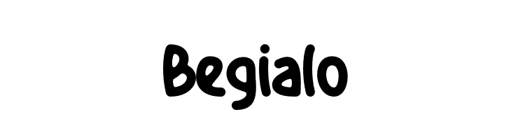Begialo  नि: शुल्क फ़ॉन्ट्स डाउनलोड