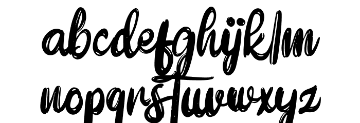 Begin FREE Font LOWERCASE