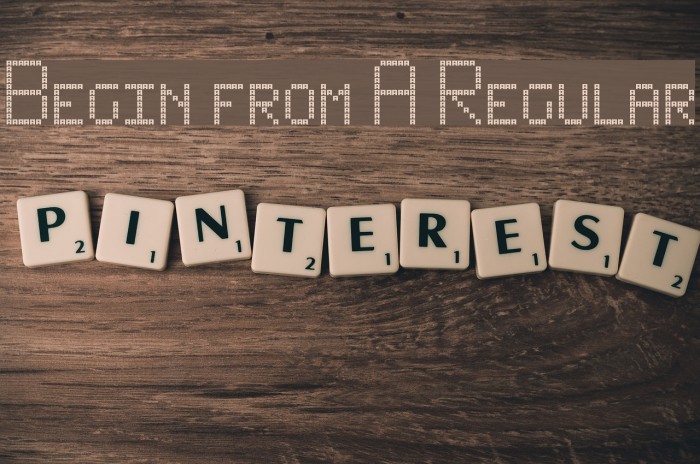 Begin from A Regular Example 2