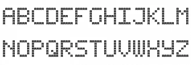 Begin from A Regular Schriftart Kleinbuchstaben