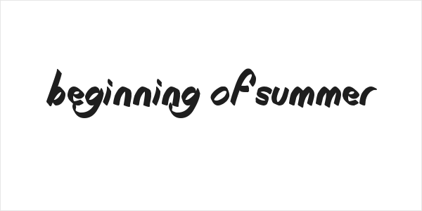 Beginning of Summer Logo