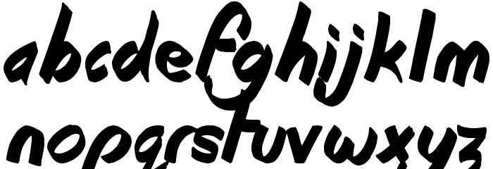 Beginning of Summer Font LOWERCASE