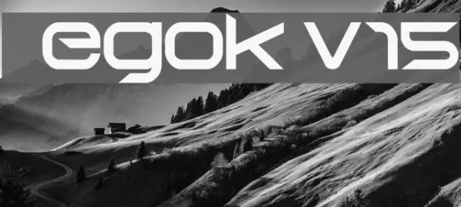 Begok v15 Font examples
