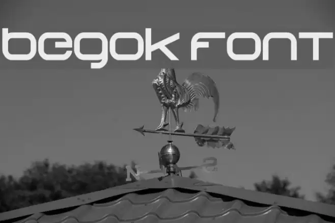 Begok Font examples