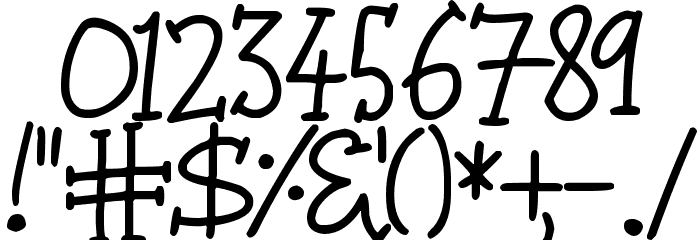 Begorra Font OTHER CHARS