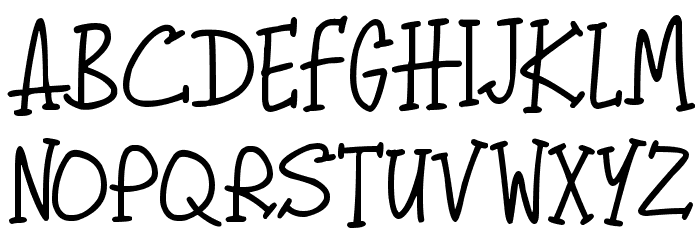 Begorra Font LOWERCASE
