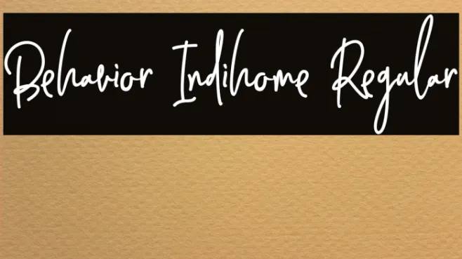Behavior Indihome Regular Example 1