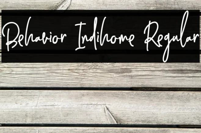 Behavior Indihome Regular Example 2