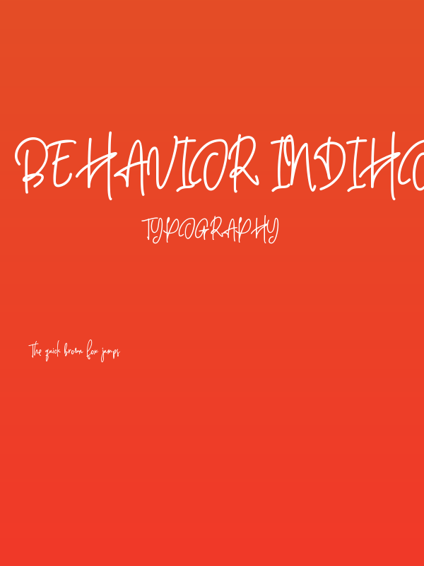 Behavior Indihome Regular Poster