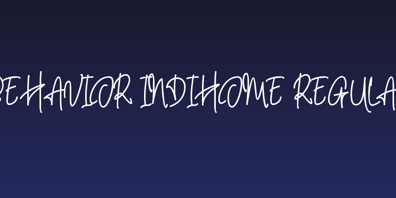 Behavior Indihome Regular Social Header