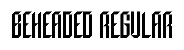 Beheaded Regular  لخطوط تنزيل