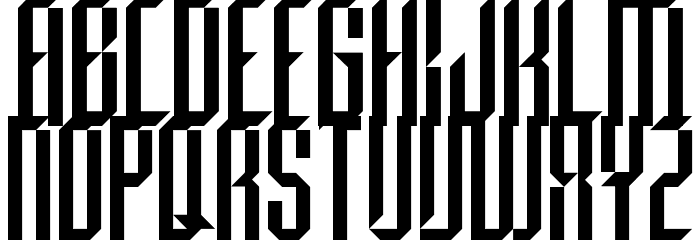 Beheaded Regular Font LOWERCASE