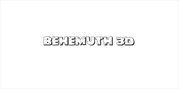 Behemuth 3D Logo